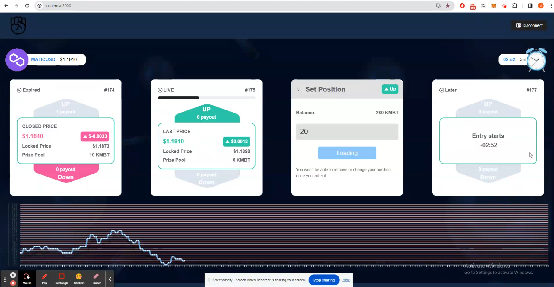 On-Chain Price Prediction Platform
